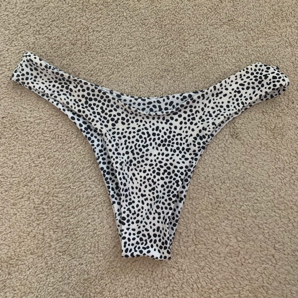 polka dot bikini bottoms